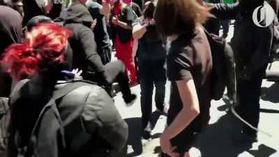 The second half
was then the mob throwing - Trump Card