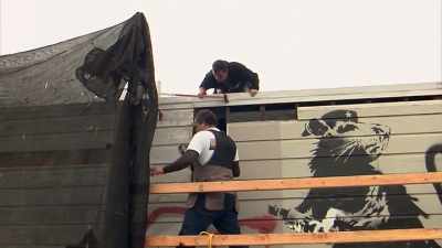 The second most dangerous part
is actually then, - Saving Banksy