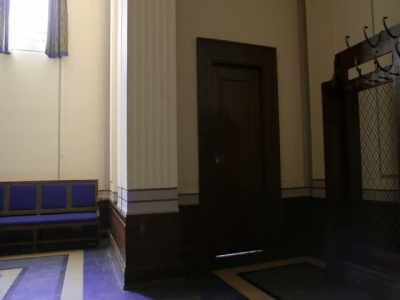 The second one, "In a convenient room
adjacent-- adjoining-- adjacent-- - Inside the Freemasons