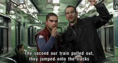 The second our train pulled out they jumped onto the tracks - Kontroll