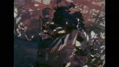 The second stage of the Saturn rocket
first exploded in 1965, - American Moon