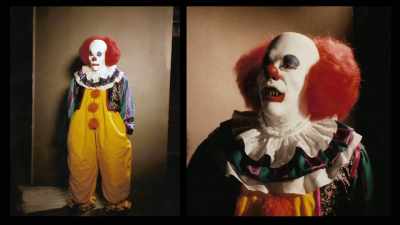 The second test, we added
the cheeks and the chin - Pennywise: The Story of IT