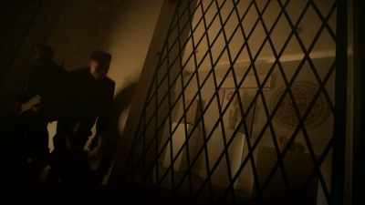 The security guard moves on. - History's Greatest Heists with Pierce Brosnan