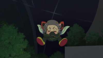 The security was tough so I had to give up. - Doraemon the Movie: Nobita's Sky Utopia