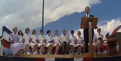     The senior class teacher    
    miss Parker                  - Spencer's Mountain