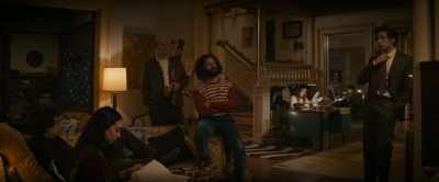The sequester's probably a reaction
to Abbie doing stand-up on weekends. - The Trial of the Chicago 7