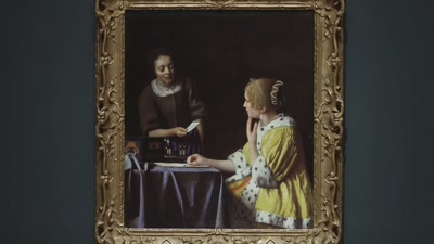 The setting of the mistress and maid - Vermeer: The Greatest Exhibition