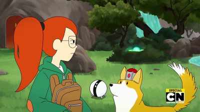The shadow came from
that weird orb, - Infinity Train