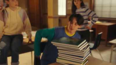 - The shamrock's
the school logo, - Ruby and the Well