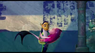 Angie The Sharkslayer has done it againThis time luring two sharks into his deathtrap of hygiene - Shark Tale