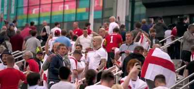 The sheer quantity of fans without tickets - The Final: Attack on Wembley