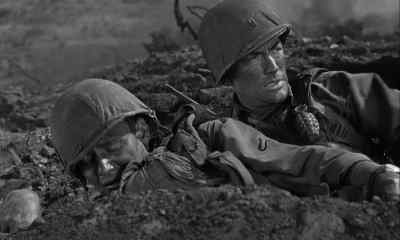 THE SHELLING HAS STOPPED.
THEY'LL PROBABLY RUSH US. - Pork Chop Hill