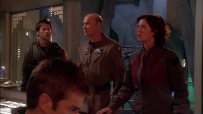 The shield's holding
under the bombardment, - Stargate Atlantis