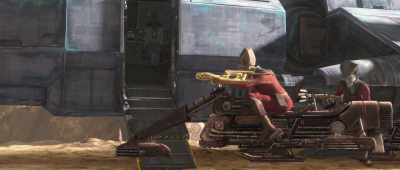 The ship is clear.
We're returning to base. - Star Wars: The Bad Batch