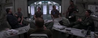 The ship doesn't really go faster than light - Event Horizon