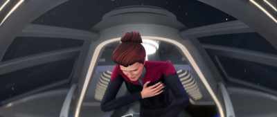 The ship, it exploded.
But we still had ten minutes. - Star Trek: Prodigy