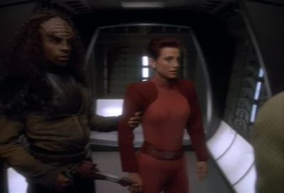 - The ship. lt's gone.
- l released the docking clamps. - Star Trek: Deep Space Nine