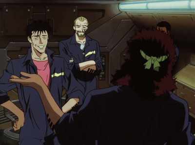 The ship will now embark
on a highly mysterious tour... - Cowboy Bebop