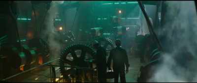 The ship's engine room
would practically boil us alive... - Bharat