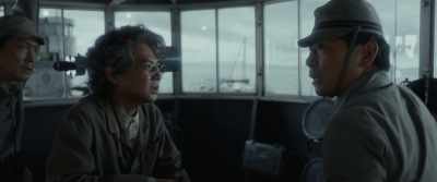 The ships won't survive this.
All ships must evacuate! - Godzilla Minus One