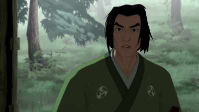 The shogun is in danger.
Akemi is in danger. - BLUE EYE SAMURAI