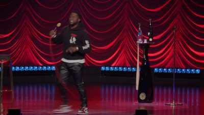 The sign in the lobby said,
"Deaf run - Kevin Hart: Reality Check