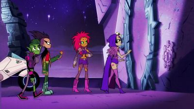 The signal is coming
from inside. - Teen Titans Go!