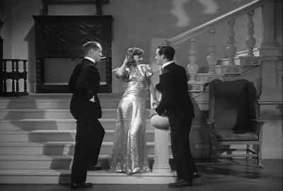 The silver dress!
Turned on the magic again, heh? - Three Comrades