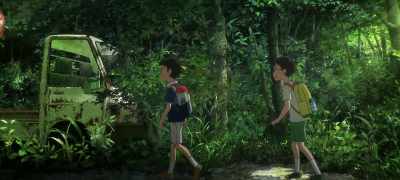 The silver moon appears
deep in this forest, right? - Penguin Highway