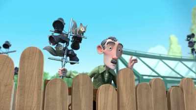 The slightest movement… Ping! On they go. - The Adventures of Paddington