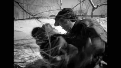 The snow as a blanket, and a clarinet. - The Eyes of Orson Welles