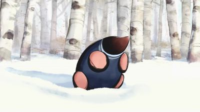 The snow on the trees, it really does look just like icing. - The Boy, the Mole, the Fox and the Horse