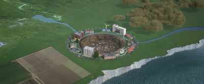 The solar energy helps restore
the outer boundaries - 2040