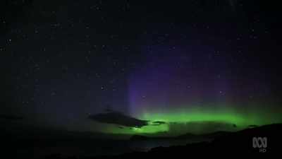..the southern lights, - David Attenborough's Tasmania