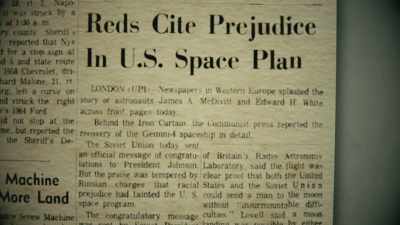 The soviet state news
agency, tass, sends reports - Black in Space: Breaking the Color Barrier