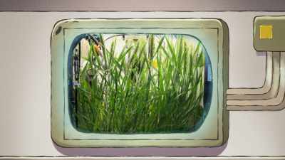 The space station's experimental garden - Snoopy in Space