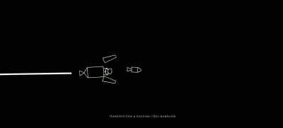 The spacecraft,
after having separated - Apollo 11
