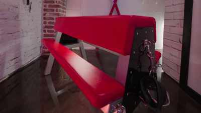 The spanking bench,
you can just experiment - How To Build a Sex Room