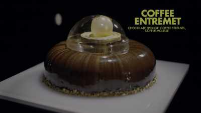 The sphere is nice.
It's very transparent. There's no bubbles. - School of Chocolate