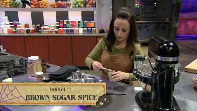 The spices I'm adding
 to this dough - Halloween Cookie Challenge