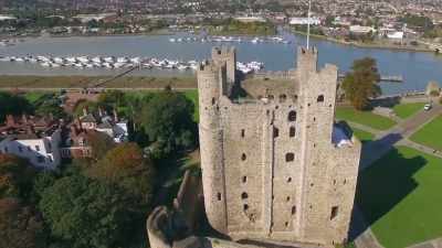 The square tower at Rochester - Ancient Engineering