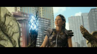 The staff is absorbing it all. - Shazam! Fury of the Gods