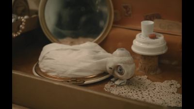 The stage makes him feel good. - Marcel the Shell with Shoes On