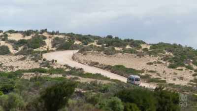 The start of the Nullarbor Plain. - Miriam Margolyes: Australia Unmasked