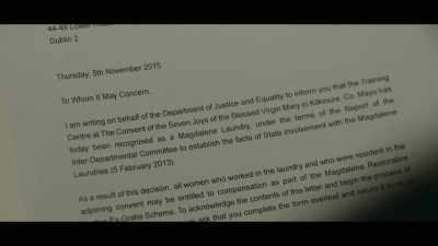 The State is recognising
the Kilkinure Convent - The Woman in the Wall