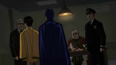 The stolen loot was missing
from the crime scene, Caped Crusaders. - Batman vs  Two Face