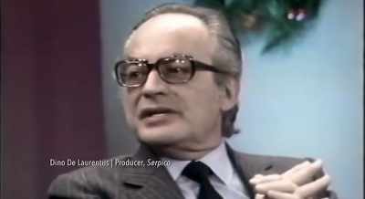 The story really
must be the star - Frank Serpico
