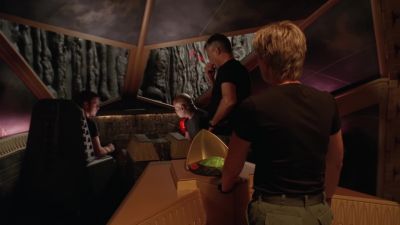 - The sub-light drive is down.
- As are shields and communications. - Stargate SG-1