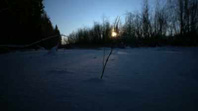 The summer sunlight
was beginning to dissipate. - Life Below Zero: Next Generation