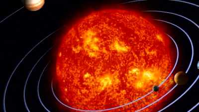 The sun is a huge source
and extremely powerful source of light, - American Moon